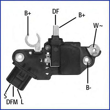 Реле зарядки FORD MONDEO II HUCO 130591