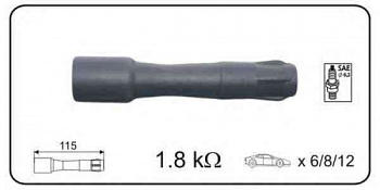 Наконечник катушки зажигания BMW BOSCH 13249A1.8=ZLE232