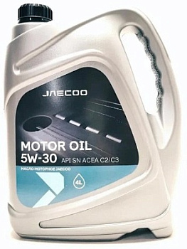 Масло мот JAECOO 0W20 ACEA C5 4L