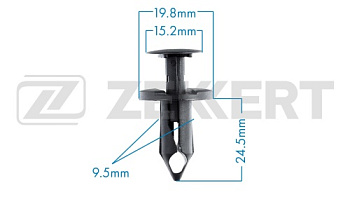 Пистон VAG/DODGE/GM/FORD ZEKKERT (9.5mm)