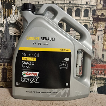 Масло мот RENAULT 5W30 5L (Castrol GTX)