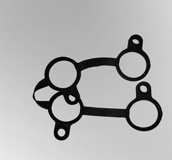 Прокладка клап. крышки HYUNDAI 2.0 16v OE (свечного колодца)