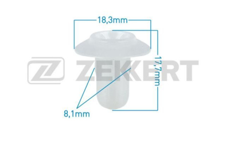 Пистон FORD ZEKKERT (втулка распорная/8.1mm)