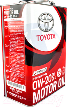 Масло мот TOYOTA 0W20 4L