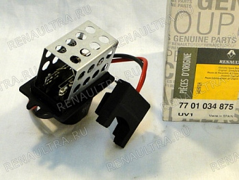 Резистор отопителя RENAULT LOGAN MAHLE