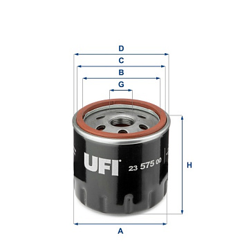 Фильтр масл VAG 1.2-1.4TFSi 13- UFI W712/95