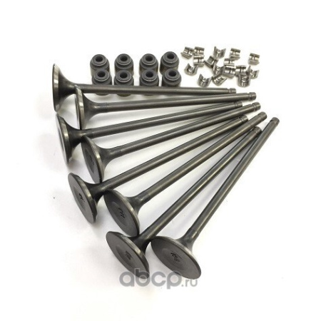 Клапан ГРМ RENAULT H4M выпуск OE (8шт+колпачки+сухари)