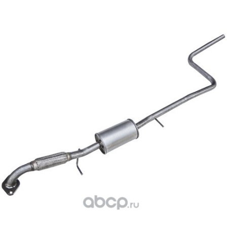 Глушитель FORD FUSION средн часть ZEKKERT