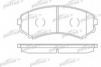 Колодки торм MITSUBISHI PAJERO II/III/IV пер PATRON GDB3246=239610