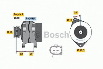 Генератор FIAT DUCATO 2.3 STARTVOLT (110A)