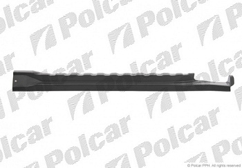 Порог VW T4 под сдвижную дверь внутр POLCAR