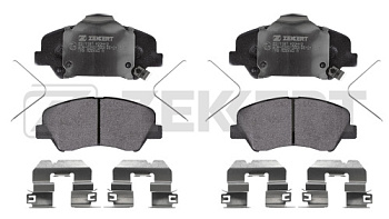 Колодки торм HYUNDAI SOLARIS 17-/KIA RIO 17-/CEED 12- пер ZEKKERT GDB3548 (с отверстиями)