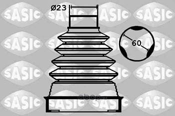 Пыльник ШРУСа RENAULT LOGAN/SANDERO внутр прав SASIC (трипоид/23x60/термо)
