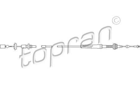 Трос газа VW GOLF III 1.4-1.8 HP