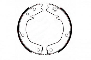 Колодки ручника MITSUBISHI PAJERO III -06 NIBK