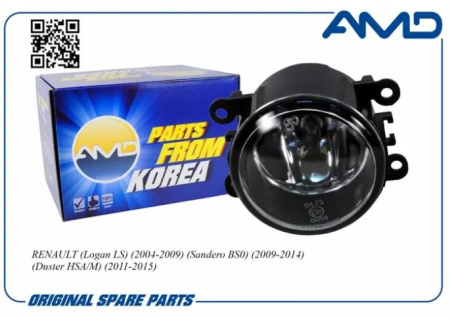 Фара п/т (универсальная) AMD (с лампой)