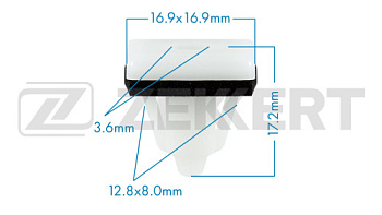 Пистон HYUNDAI/KIA ZEKKERT (молдингов)