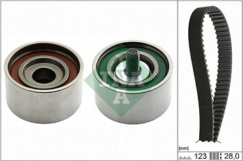 Р/к ГРМ HYUNDAI TUCSON/SANTA FE 2.0/2.2TCI INA