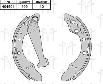 Колодки торм VAG B2/80/G2/G3/FABIA зад RH GS8092