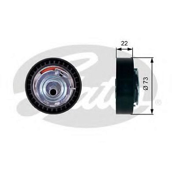 Ролик ГРМ RENAULT LOGAN 1.4/1.6 09- SNR