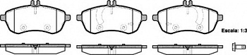Колодки торм MB W204 пер TRW GDB1736=2130100 (+GIC336)