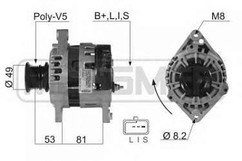 Генератор DAEWOO NEXIA СТАРТВОЛЬТ