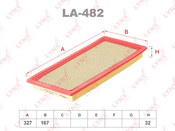 Фильтр возд JEEP LIBERTY/COMPASS LYNX C33007