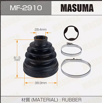 Пыльник ШРУСа TOYOTA HILUX GGN15/GGN25 2005-/NISSAN X-TRAIL T31 внутр MASUMA (28.4x98.9x81.5/трипоид)