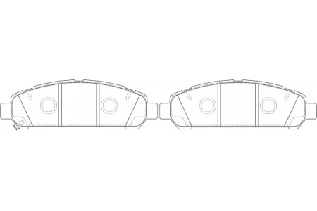 Колодки торм TOYOTA VENSA пер SANGSIN