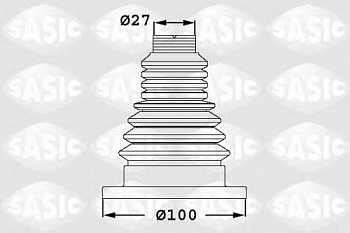 Пыльник ШРУСа VAG внутр SASIC 304203
