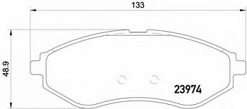 Колодки торм CHEVROLET COBALT(+abs)/AVEO T200/T250 пер HSB GDB3330=SP1158