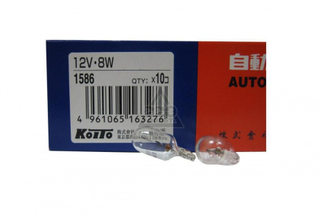 Автолампа W8W 12v KOITO (T5)