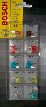 Предохранитель FN BOSCH (ножевой мини 5-30А 10шт)