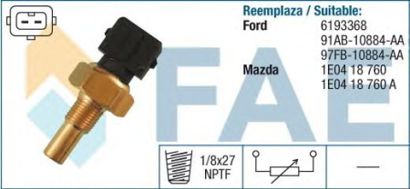 Датчик темп. ОЖ FORD FAE 33260