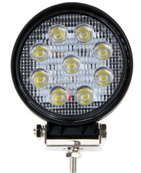 Фонарь светодиодный LED универсальный 27W 6K 2100LM круглый 10см