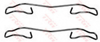Р/к колодок FORD FOCUS II/MEGANE II пер TRW LX0167=11.8116-0118.1