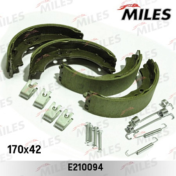 Колодки ручника FIAT DUCATO 06- MILES GS8744 (+пружинки)