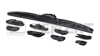 Щетка ст/очист 400mm ZEKKERT HYBRID (любой крепеж)