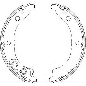 Колодки ручника FIAT DUCATO 02-06- (+RUS) REMSA GS8715