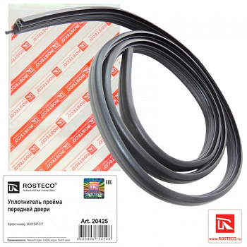 Уплотнитель двери RENAULT LOGAN/DUSTER передн ROSTECO