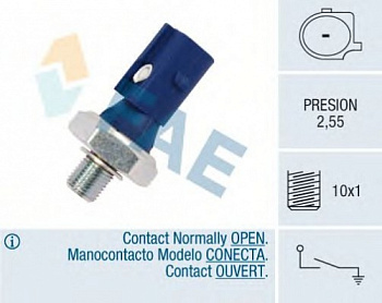 Датчик давл масла VAG FAE (синий) 12875