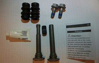 Р/к скобы суппорта FORD TRANSIT 07- пер/RENAULT MASTER 02- зад BOSCH (10mm) 0175-AZT250F1