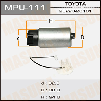 Насос топл TOYOTA MASUMA