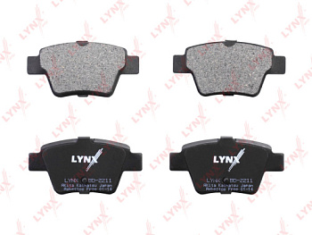 Колодки торм GEELY EMGRAND EC7 зад LYNX