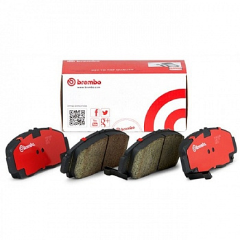 Колодки торм NISSAN X-TRAIL/QASHQAI/TIIDA/JUKE/GRAND VITARA зад BREMBO (+PFK579)