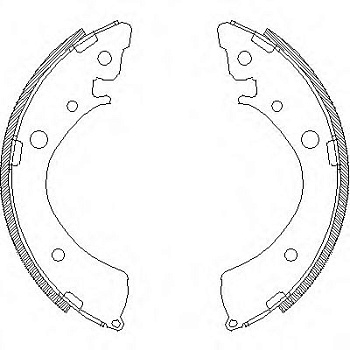 Колодки торм HONDA CIVIC/HR-V задн бараб KASHIYAMA