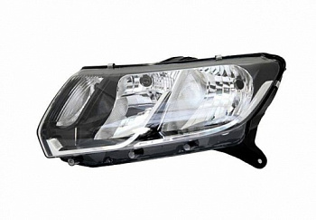 Фара RENAULT LOGAN II 14-18 лев OE (черн)