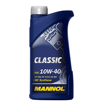 Масло мот MANNOL 10W40 A3/B4 1L
