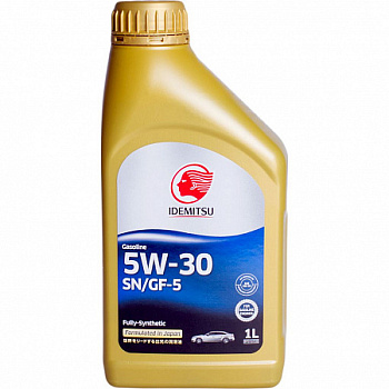Масло мот IDEMITSU 5W30 1L (пластик/SN-GF5)