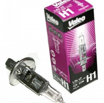 Автолампа H1 VALEO x2 LIFE
